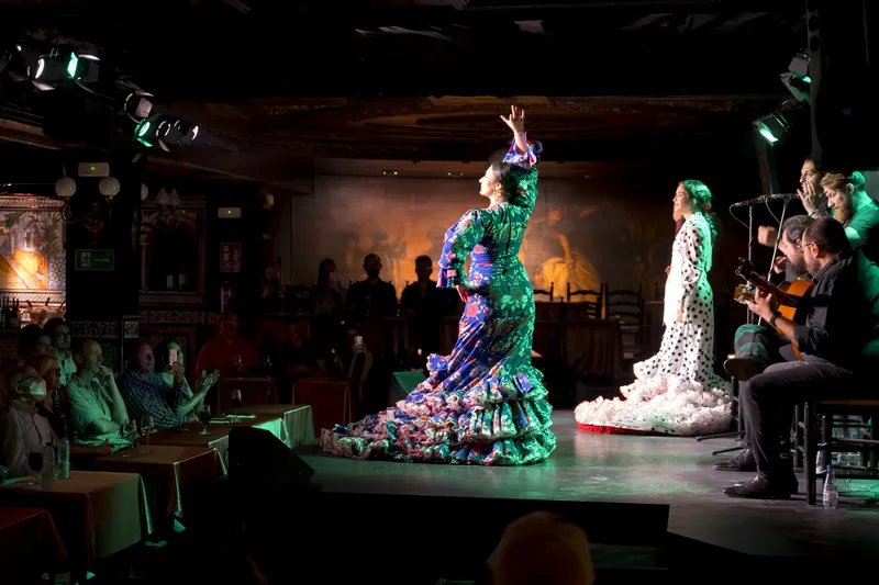Karime Amaya dancing at Tablao Flamenco 1911, Madrid